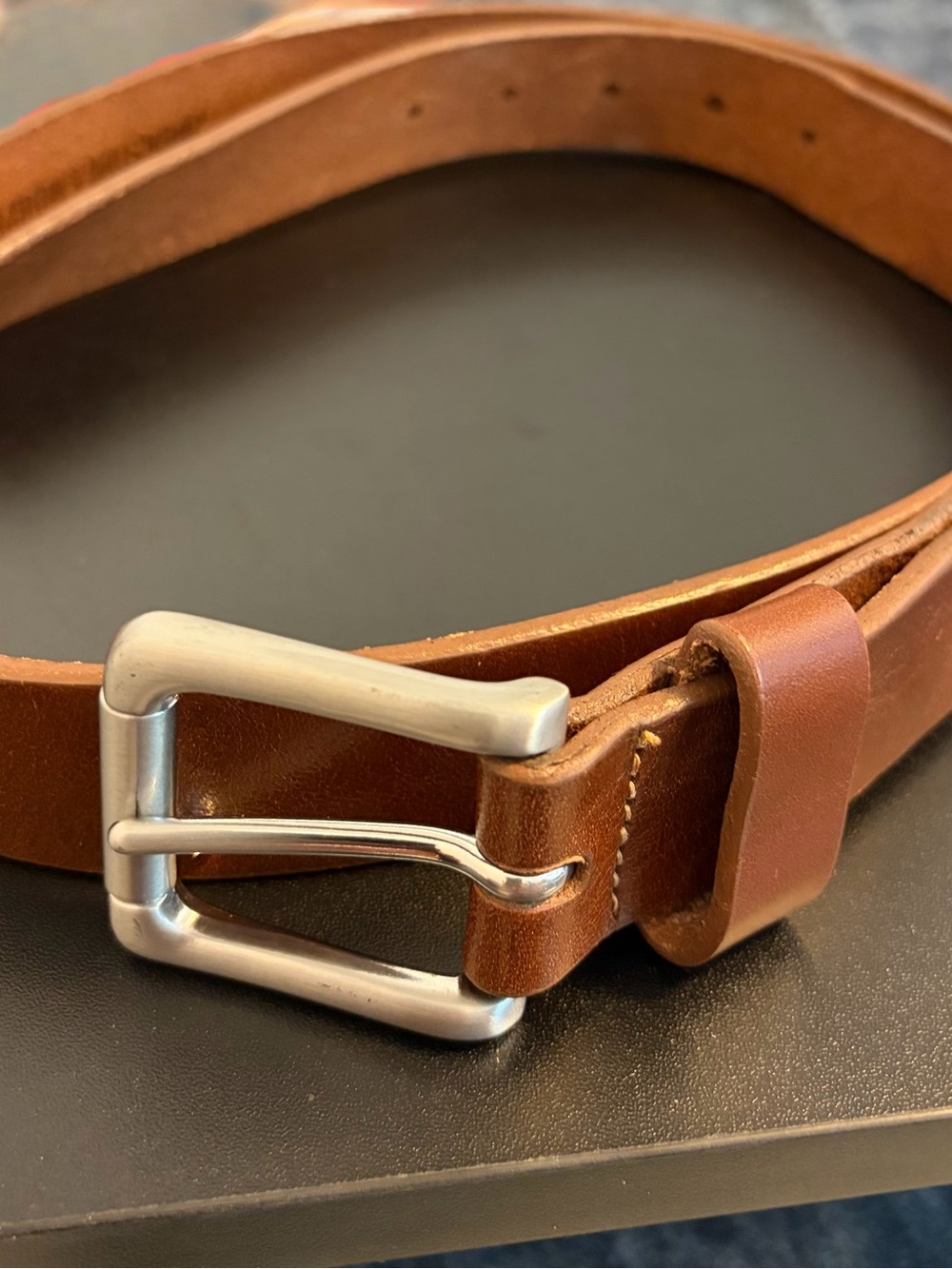 Johnston &Murphy Classic Men's 36in Leather Belt in Brown